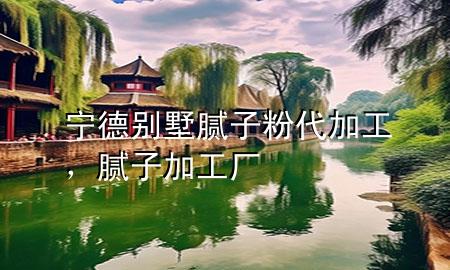 寧德別墅膩子粉代加工，膩子加工廠