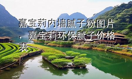 嘉寶莉內(nèi)墻膩子粉圖片，嘉寶莉環(huán)保膩子價格表