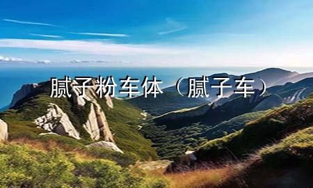 膩子粉車體（膩子 車）