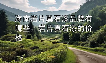 海南巖片真石漆品牌有哪些，巖片真石漆的價(jià)格