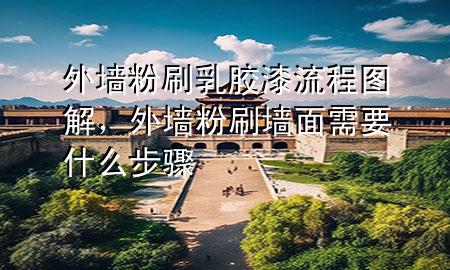 外墻粉刷乳膠漆流程圖解，外墻粉刷墻面需要什么步驟