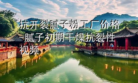 抗開(kāi)裂膩?zhàn)臃酃S價(jià)格-膩?zhàn)映跗诟稍锟沽研砸曨l
