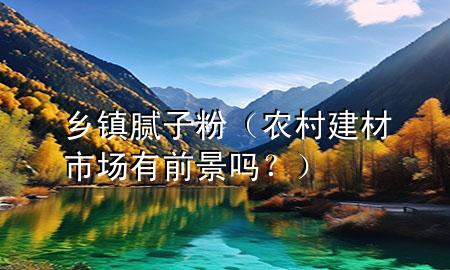 鄉(xiāng)鎮(zhèn)膩子粉（農(nóng)村建材市場有前景嗎？）