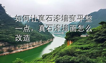 如何讓真石漆墻變平整一點(diǎn)，真石漆墻面怎么改造