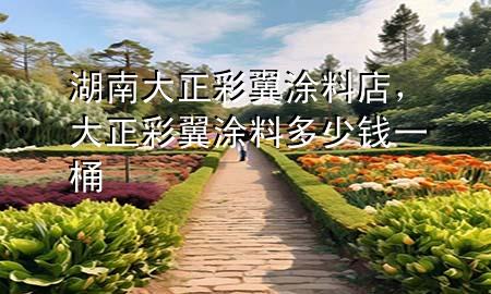 湖南大正彩翼涂料店，大正彩翼涂料多少錢一桶