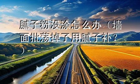 膩?zhàn)臃蹧](méi)涂怎么辦（墻面批蕩掉了用膩?zhàn)友a(bǔ)？）