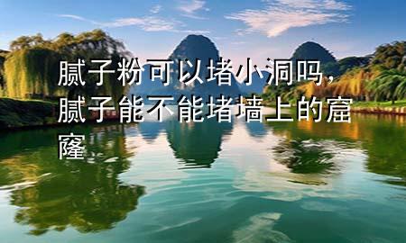 膩子粉可以堵小洞嗎，膩子能不能堵墻上的窟窿