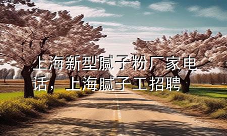 上海新型膩子粉廠家電話，上海膩子工招聘