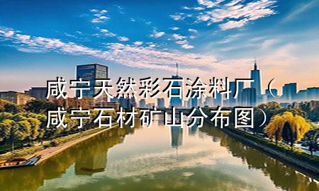 咸寧天然彩石涂料廠(chǎng)（咸寧石材礦山分布圖）