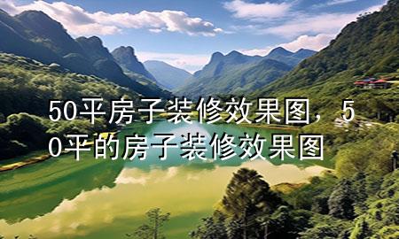50平房子裝修效果圖，50平的房子裝修效果圖