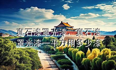 真石漆罩光漆，真石漆罩光漆一平方用多少漆