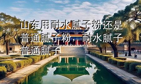 山東用耐水膩?zhàn)臃圻€是普通膩?zhàn)臃?，耐水膩?zhàn)?普通膩?zhàn)?>
             </div>
             <!--文章無(wú)圖的情況下插入一張圖片end-->
              
      <p>大家好，今天小編關(guān)注到一個(gè)比較有意思的話題，就是關(guān)于山東用耐水膩?zhàn)臃圻€是普通膩?zhàn)臃鄣膯栴}，于是小編就整理了1個(gè)相關(guān)介紹山東用耐水膩?zhàn)臃圻€是普通膩?zhàn)臃鄣慕獯穑屛覀円黄鹂纯窗伞?/p><ol type=