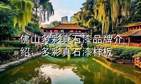 佛山多彩真石漆品牌介紹，多彩真石漆樣板