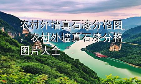 農(nóng)村外墻真石漆分格圖，農(nóng)村外墻真石漆分格圖片大全