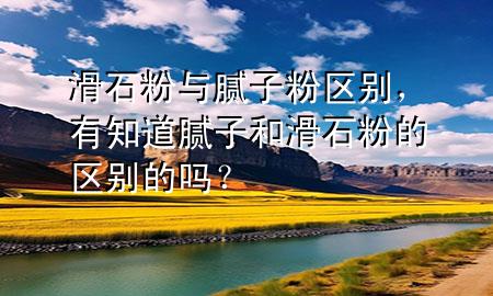 滑石粉與膩子粉區(qū)別，有知道膩子和滑石粉的區(qū)別的嗎？