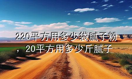 220平方用多少袋膩子粉，20平方用多少斤膩子