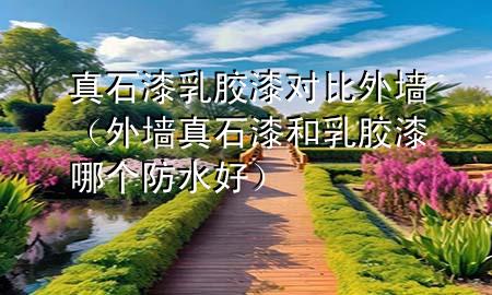 真石漆乳膠漆對(duì)比外墻（外墻真石漆和乳膠漆哪個(gè)防水好）