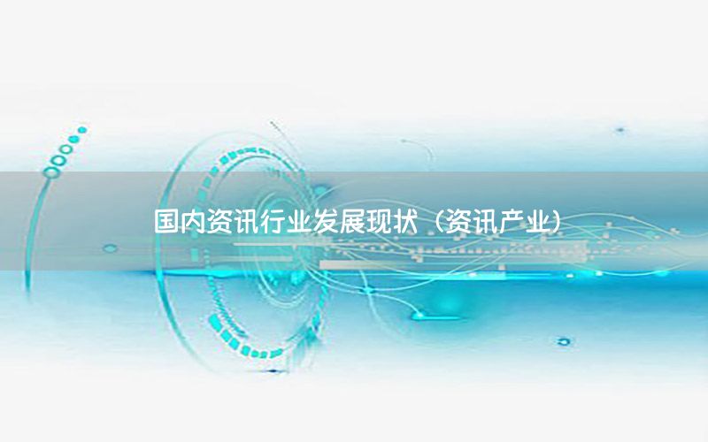 國內資訊行業(yè)發(fā)展現狀（資訊產業(yè)）