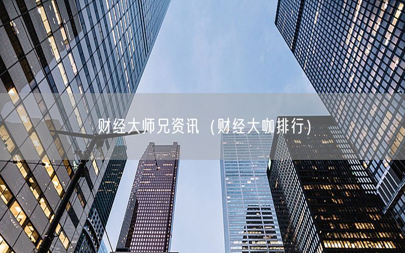 財經(jīng)大師兄資訊（財經(jīng)大咖排行）